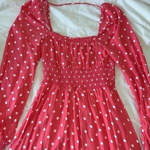 AFRM polka dot dress